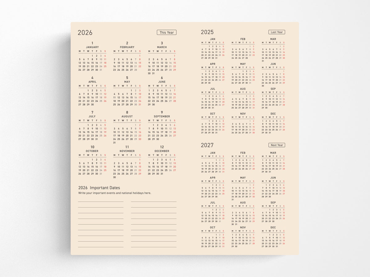 Hobonichi Techo Weeks 2027 - V&A Series: Welcome to the V&A