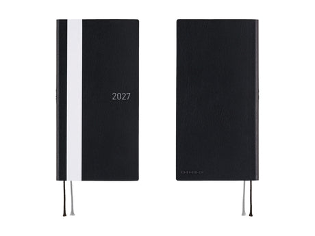 Hobonichi Techo Weeks 2027 - White Line: Black
