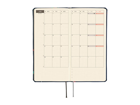Hobonichi Techo Weeks Mega 2027 - Bow & Tie: Candy Dream