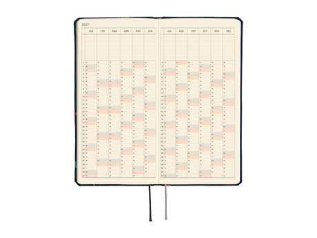 Hobonichi Techo Weeks Mega 2027 - Bow & Tie: Candy Dream