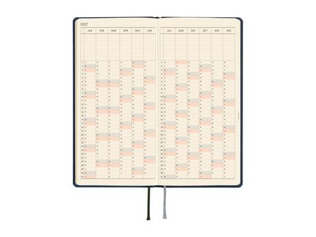 Hobonichi Techo Weeks Mega 2027 - Colors: Midnight Blue