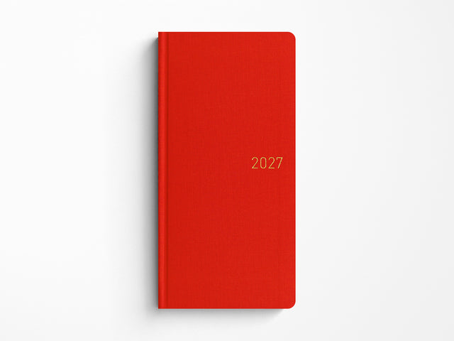Hobonichi Techo Weeks Mega 2027 - Colors: Poppy Red