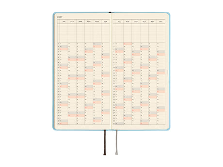 Hobonichi Techo Weeks Mega 2027 - Colors: Sea Glass