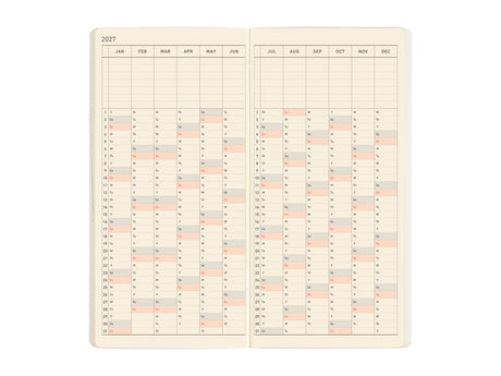 Hobonichi Techo Weeks Mega 2027 - Sneaker: Lime Green