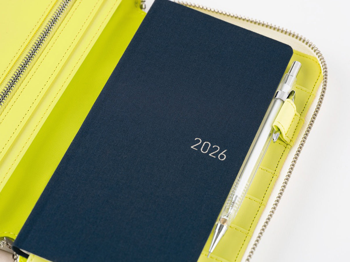 Hobonichi Weeks Cover - minä perhonen: Skyful Yellow