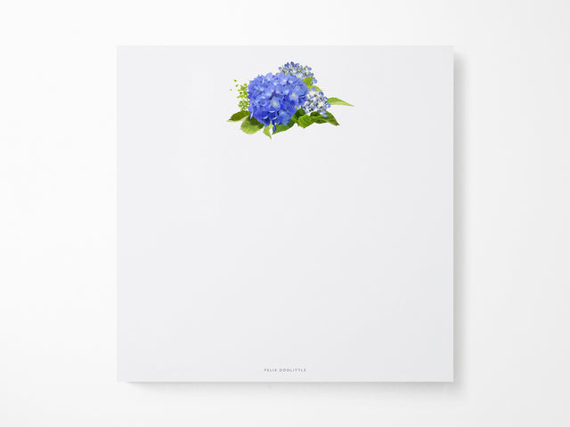 Hydrangea Notepad