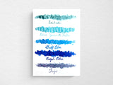 Ink Sampler Set of 5 Blues