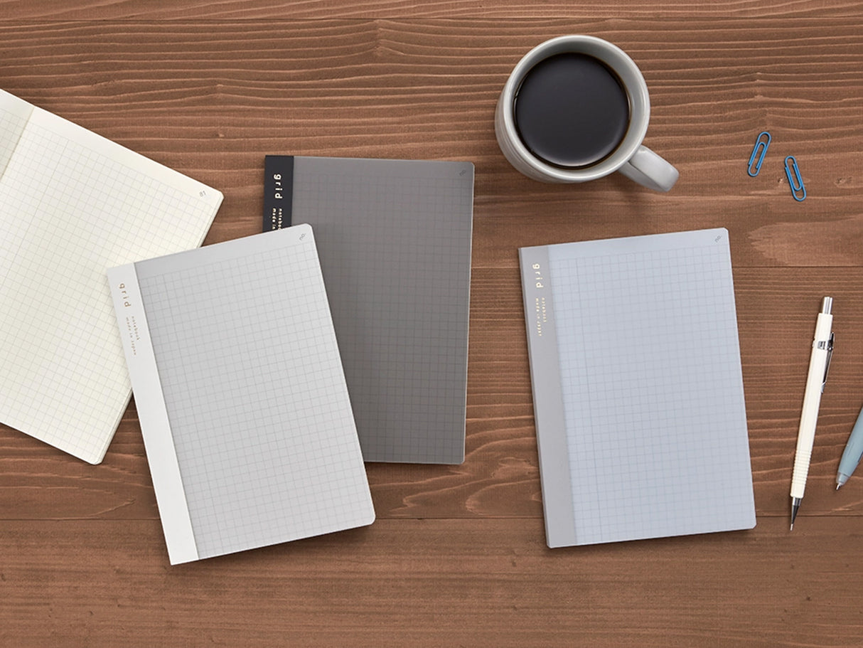 Isshoni A5 Grid Notebook