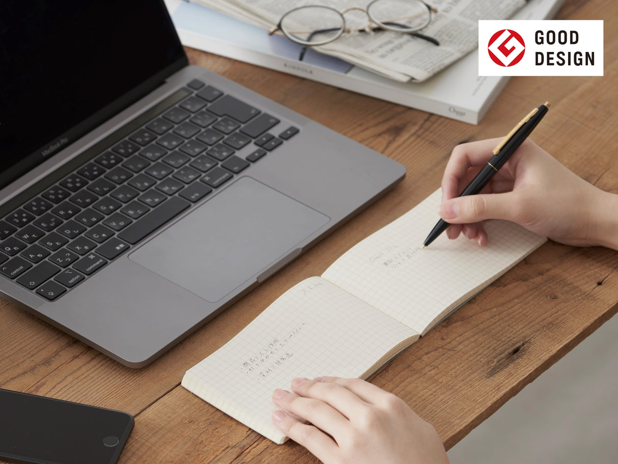 Isshoni Desk Notebook - Grid