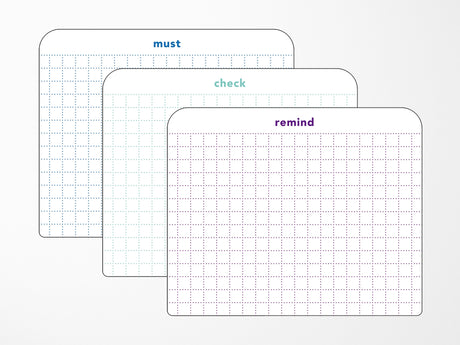 Isshoni Translucent To Do Sticky Notes