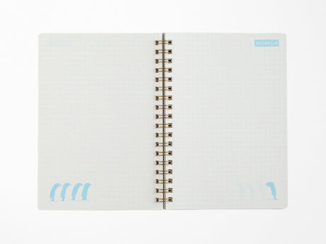 Japanese Ring Notebook - Penguin