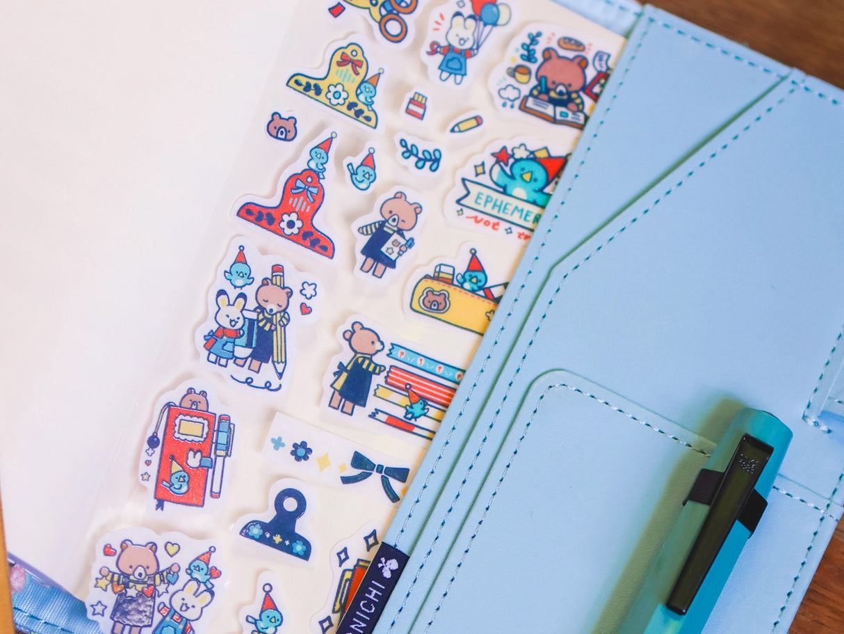 Journal and Craft Party Sticker Sheet