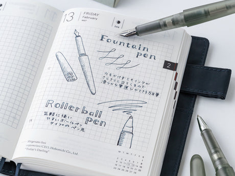 Kakimori x TSUKI no IRO: Frost Rollerball Pen - Hobonichi Techo Exclusive Color