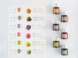 Kakimori x TSUKI no IRO: Mini Ink Bottle Set (Jan-Jun)