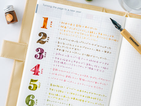 Kakimori x TSUKI no IRO: Mini Ink Bottle Set (Jan-Jun)