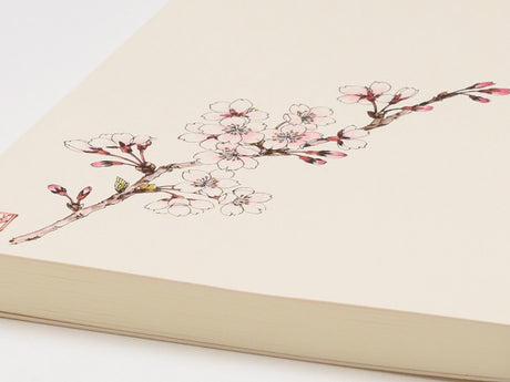 Kashiko Japan Artist Notebook - Cherry Blossom