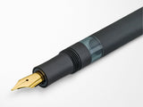 Kaweco AL Sport Piston Black and Gold Fountain Pen