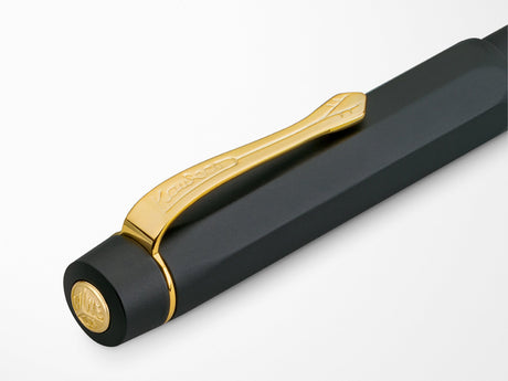 Kaweco AL Sport Piston Black and Gold Fountain Pen