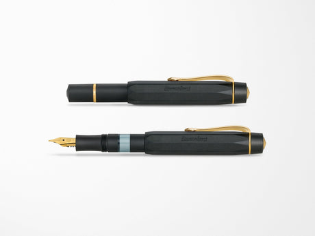 Kaweco AL Sport Piston Black and Gold Fountain Pen
