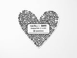 Keith Haring Heart Vinyl Sticker