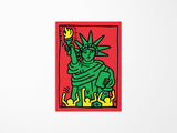 Keith Haring Liberty Vinyl Sticker