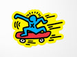 Keith Haring Skater Vinyl Sticker
