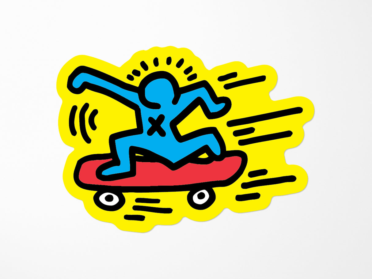 Keith Haring Skater Vinyl Sticker