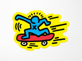 Keith Haring Skater Vinyl Sticker