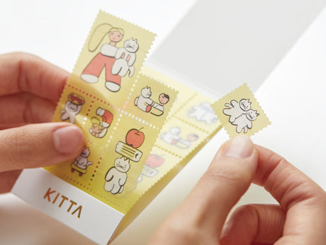 Kitta Washi Stamp Style Stickers - Playmates