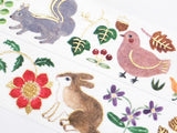 Kusamura Bunny Gold Foil Washi Tape