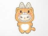 Labubu Vinyl Sticker - Assorted Colors