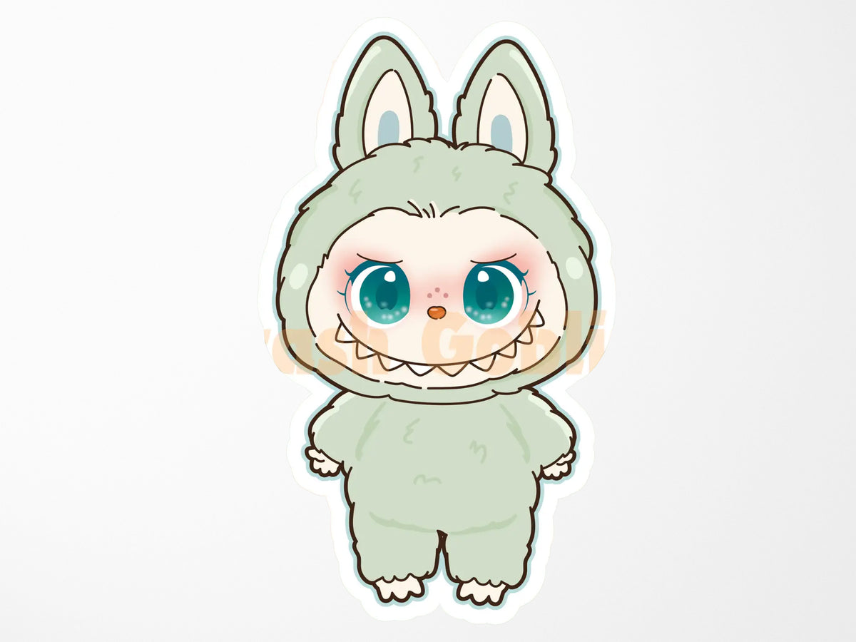 Labubu Vinyl Sticker - Assorted Colors