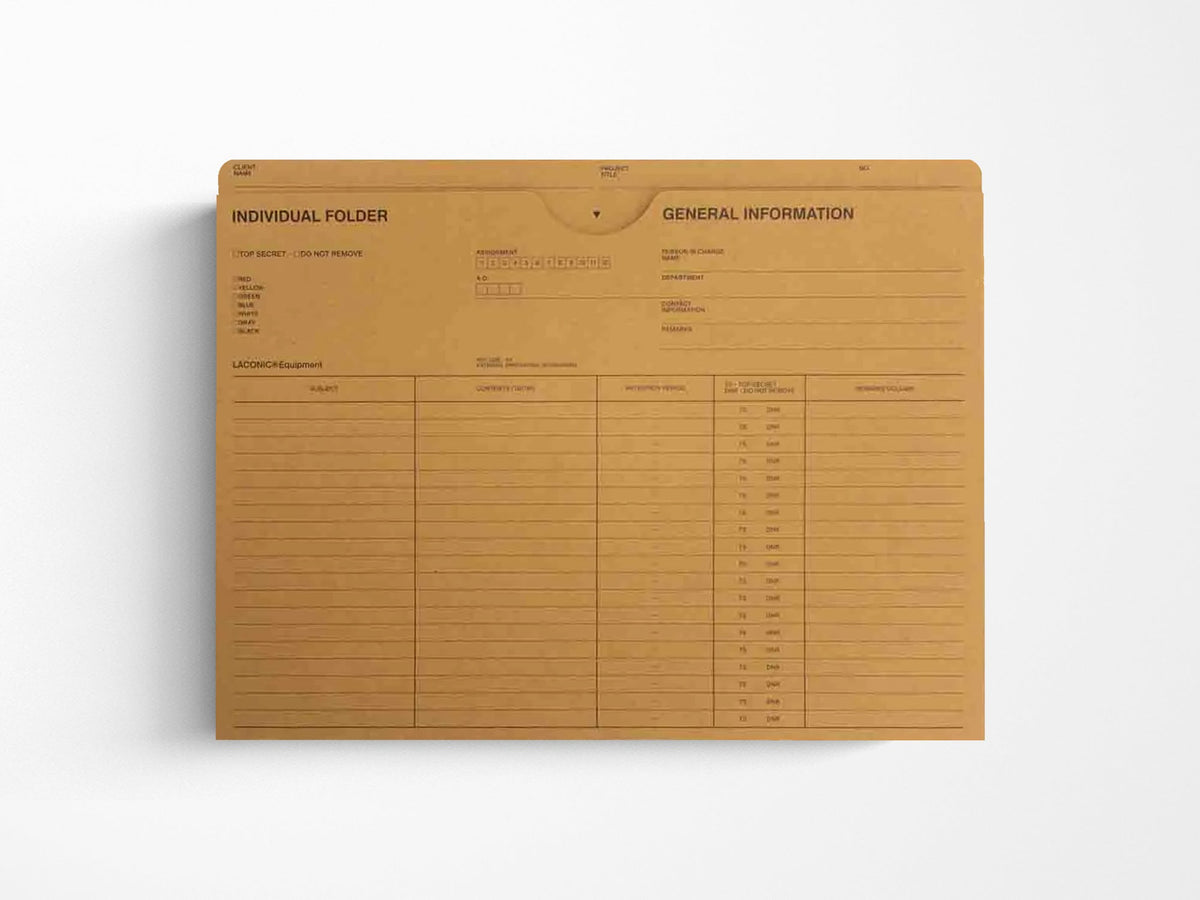 Laconic Individual Folder - A5