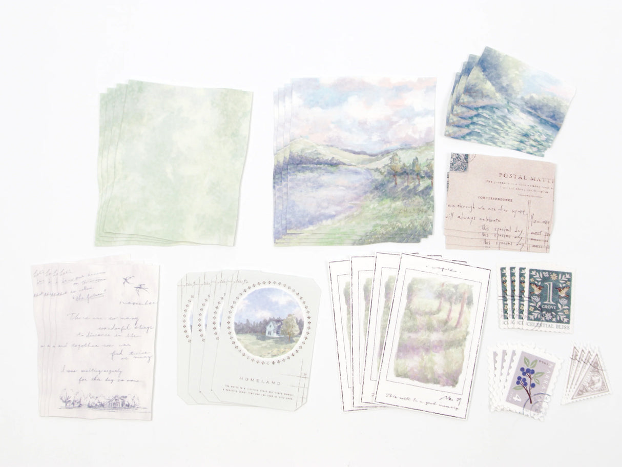 Landscape Flake Stickers - Dappled Sunlight