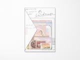 Landscape Flake Stickers - Rosy Cloud