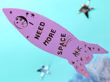 Leather Rocket Bookmark