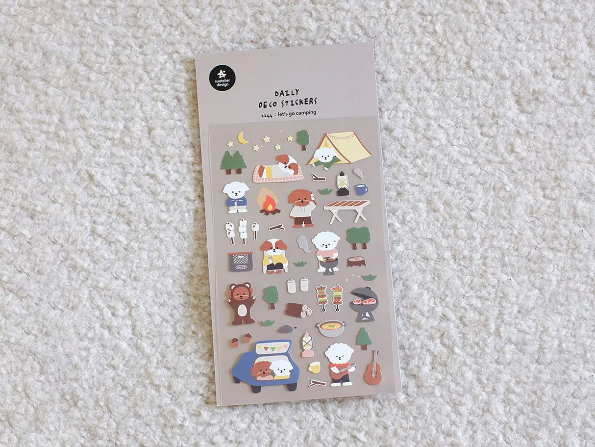 Let's Go Camping Sticker Sheet 1144