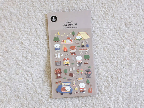 Let's Go Camping Sticker Sheet 1144
