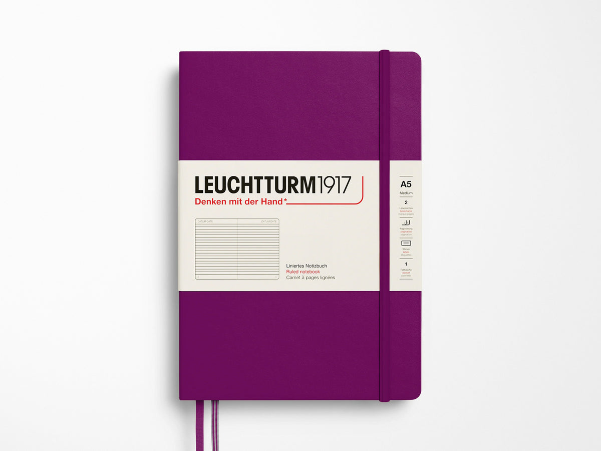 Leuchtturm 1917 Hardcover Notebook - Burgundy