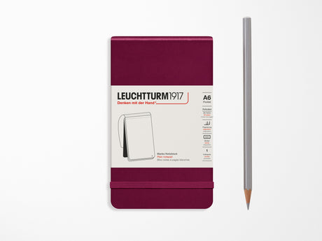 Leuchtturm 1917 Pocket Notepad - Port Red