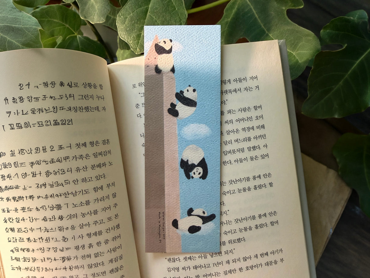Tumbling Monument Panda Bookmark