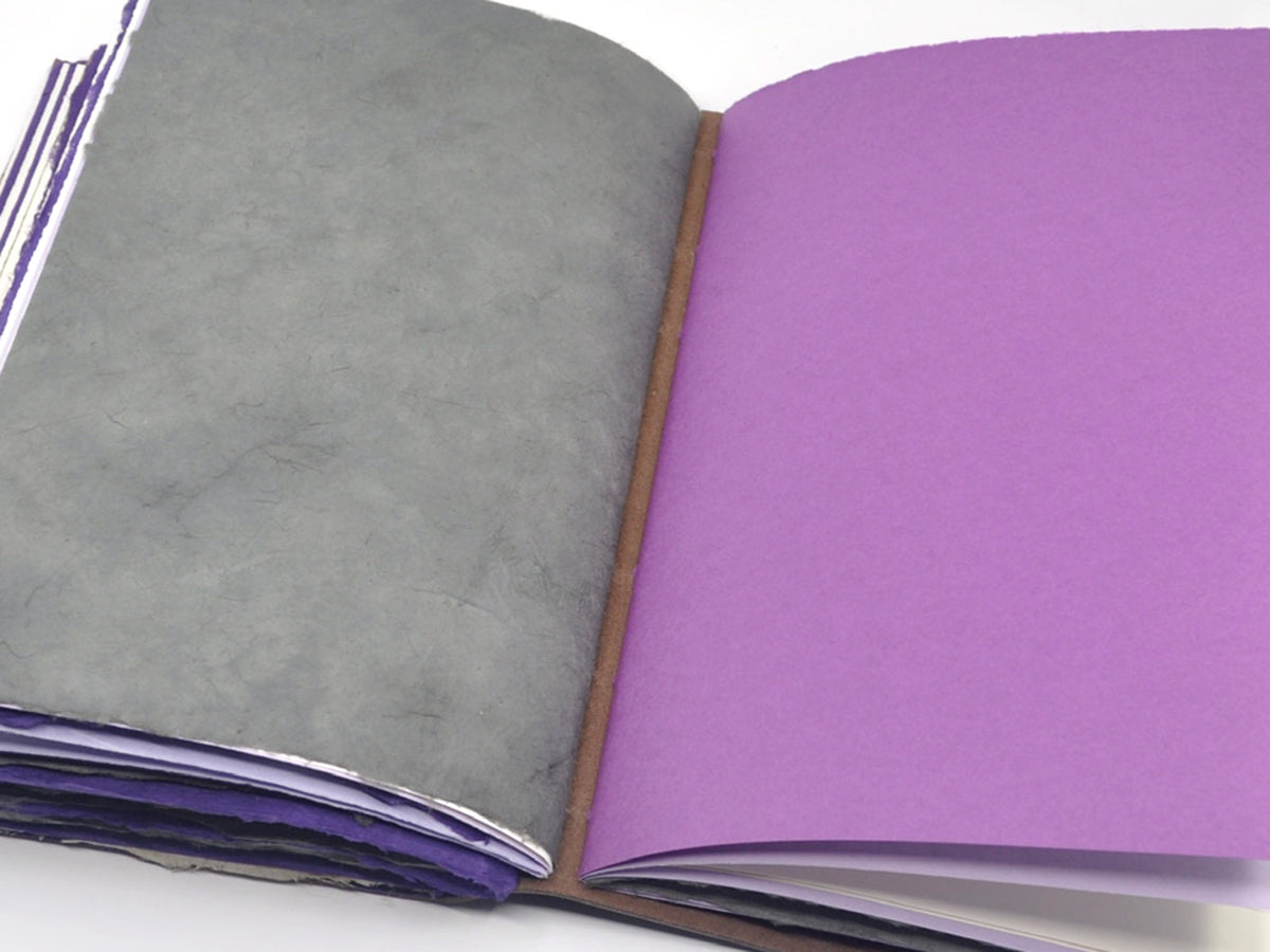 Lotus Flower One of a Kind Leather Journal