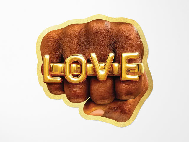 Love Fist Vinyl Sticker