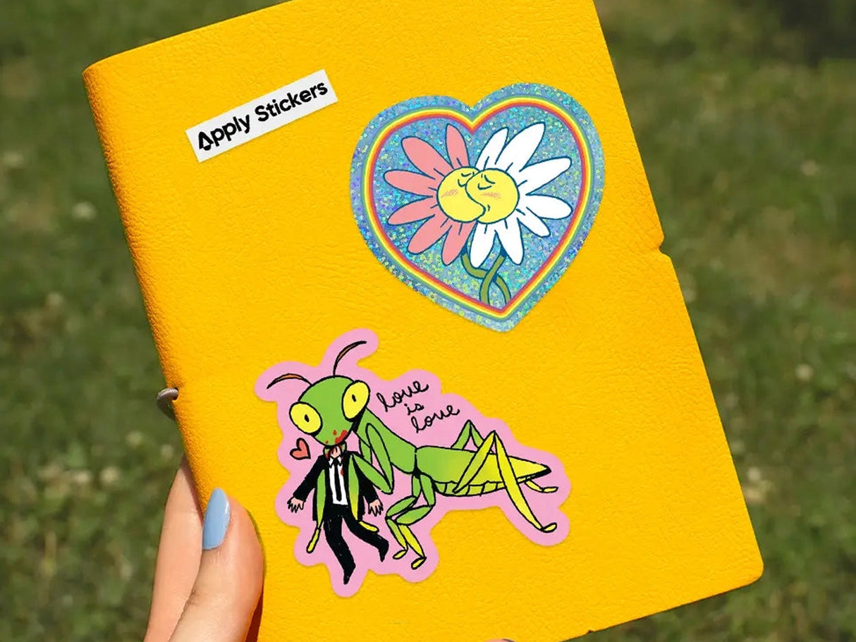 Love Is Love Mantis Vinyl Sticker