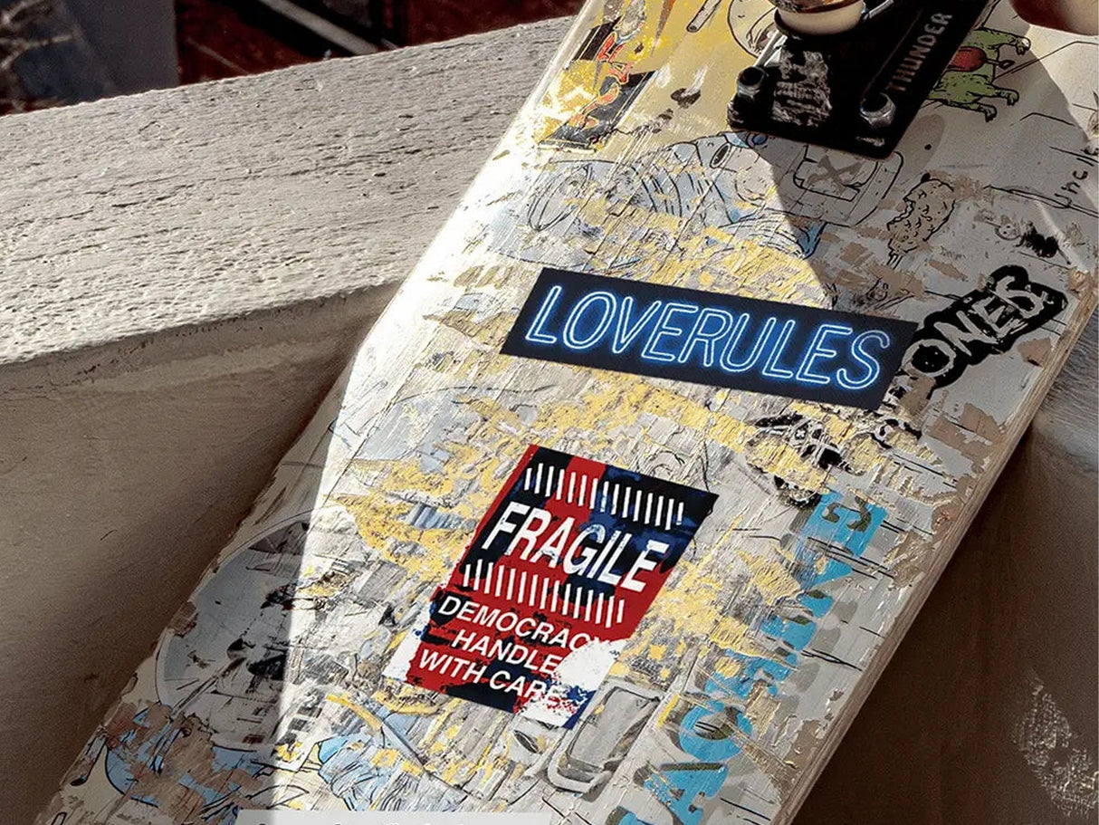 Loverules By Hank Willis Thomas Vinyl Sticker