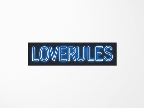 Loverules By Hank Willis Thomas Vinyl Sticker