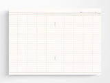 Luddite A5 Notebook - Spreadsheet