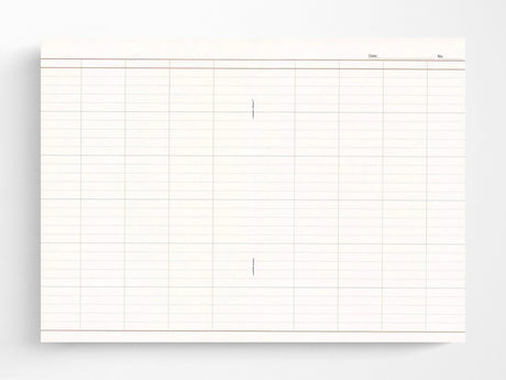 Luddite A5 Notebook - Spreadsheet