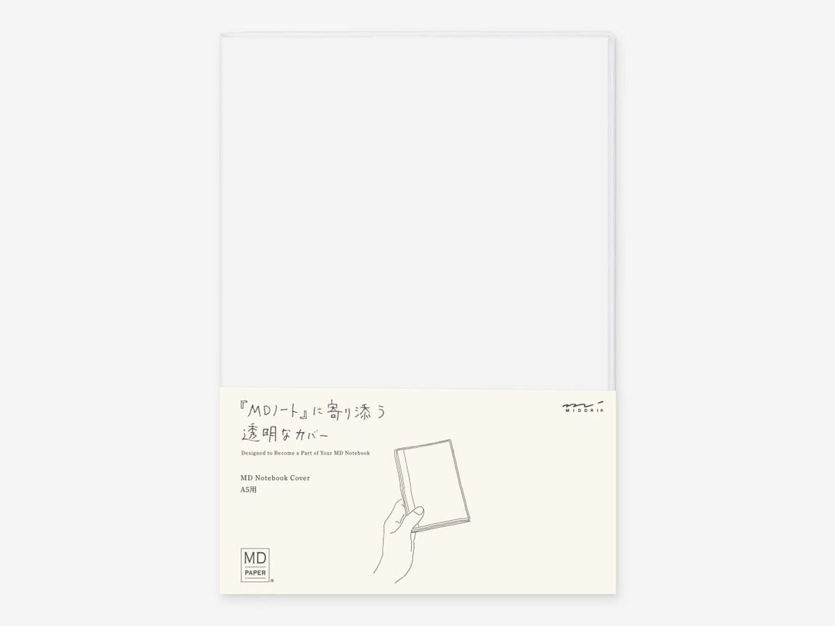 MD Notebook Cover A5 Clear A