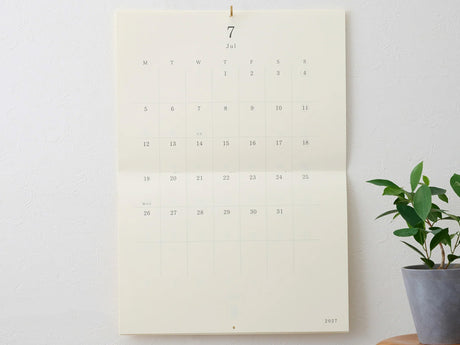 MD Wall Calendar 2027 Bi Folded A3
